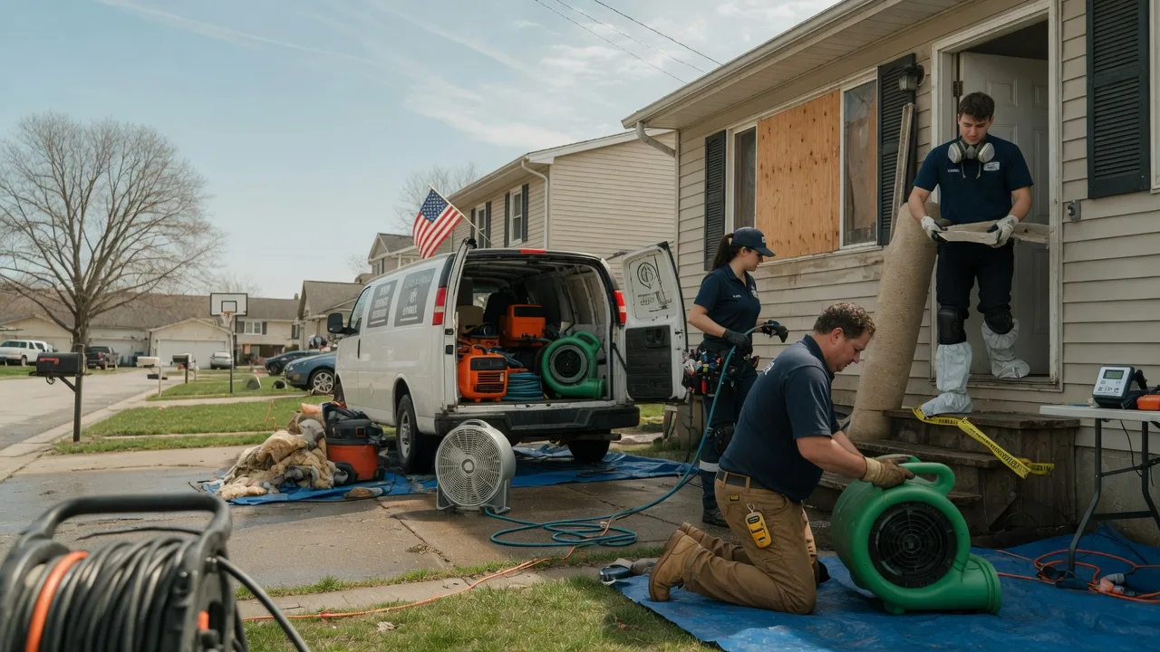 Water Damage Restoration in Greenup, IL near me
